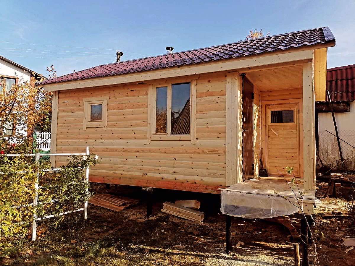 Баня 4х6 Вариант 2